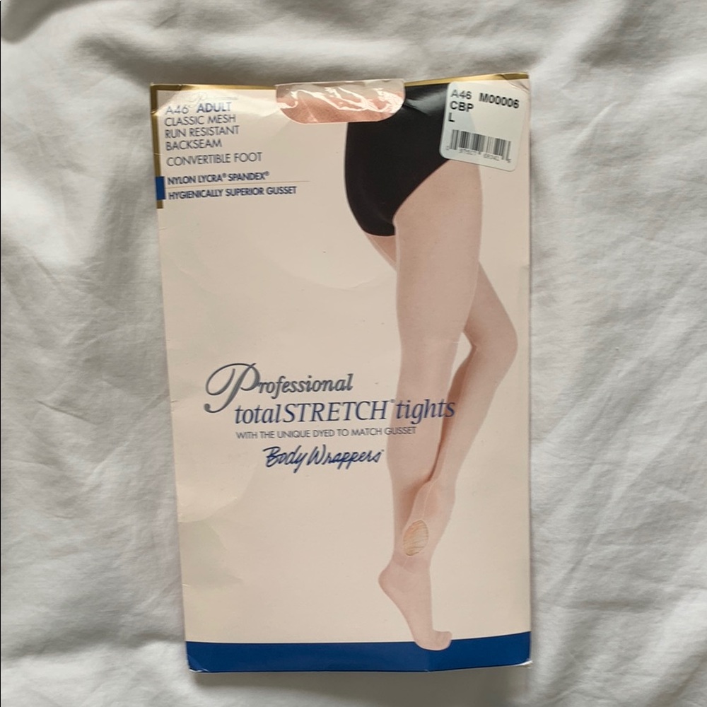 Body Wrappers TotalStretch Convertible Tights - Cream